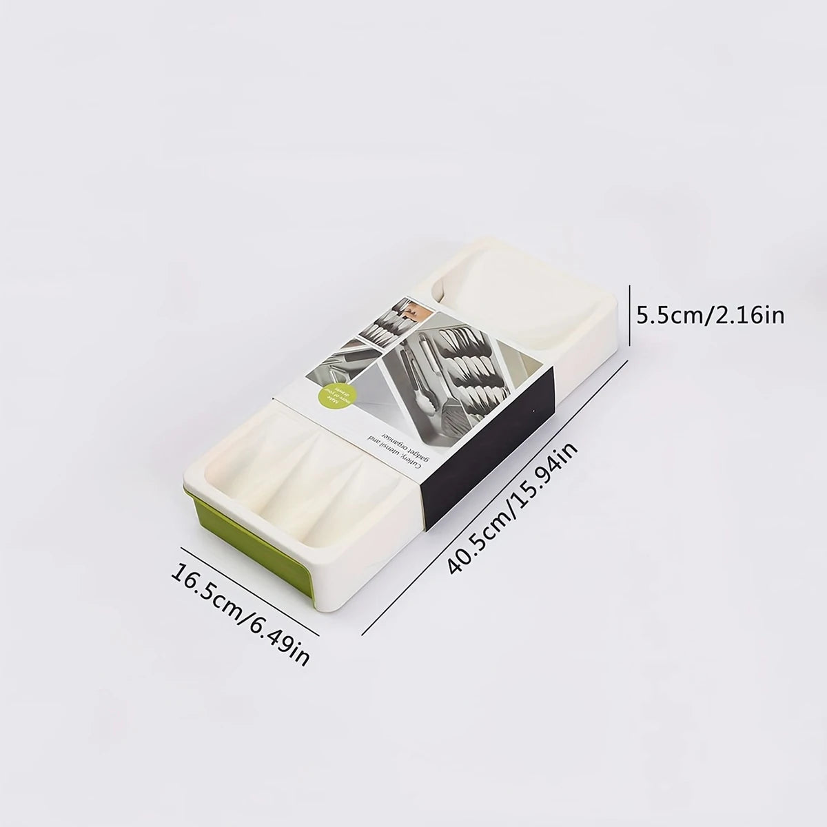 Kitchen Retractable Knife, Fork, Spoon Separation And Sorting Tableware Storage Box