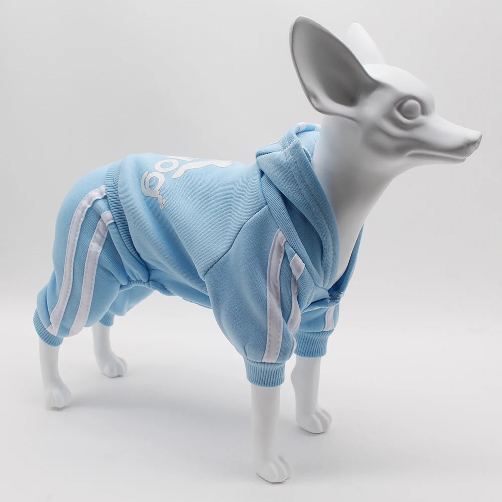 Brand Design Adidog Clothing Dog Jumpsuit Sports Suit Spring Dog Clothes for Small Dogs Chihuahua Terrier Beagle Pet Apparel