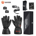 Savoir Heat Skiing Gloves Riding Skiing Fishing Hunting Outdoor Sports Rechargeable Electric Heated Gloves Winter Warmer Battery
