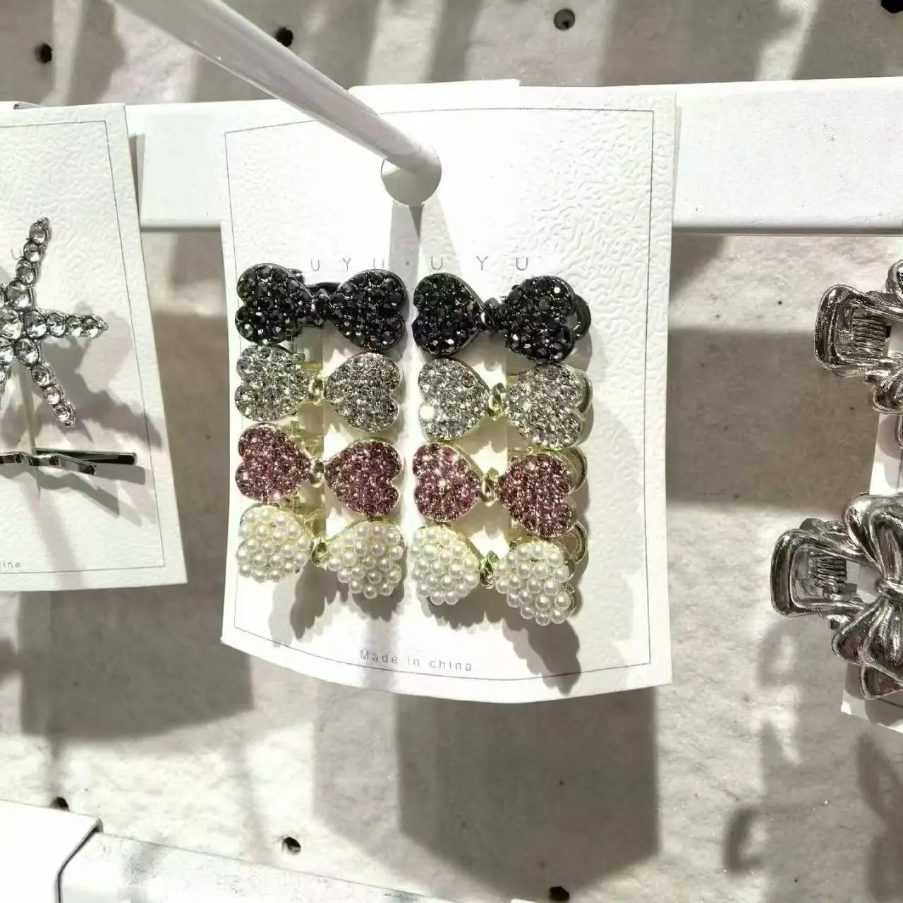 Mini Diamond Butterfly Knot Hair Clip Side Duckbill Hair Clip Fragrant Style Fresh Sweet Headwear for Women Diamond Hairpin